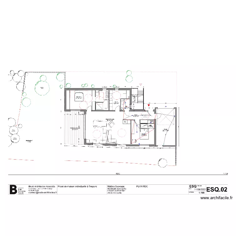 Electricité maison pouldohan éclairage. Plan de Electricité maison pouldohan éclairage. Plan de