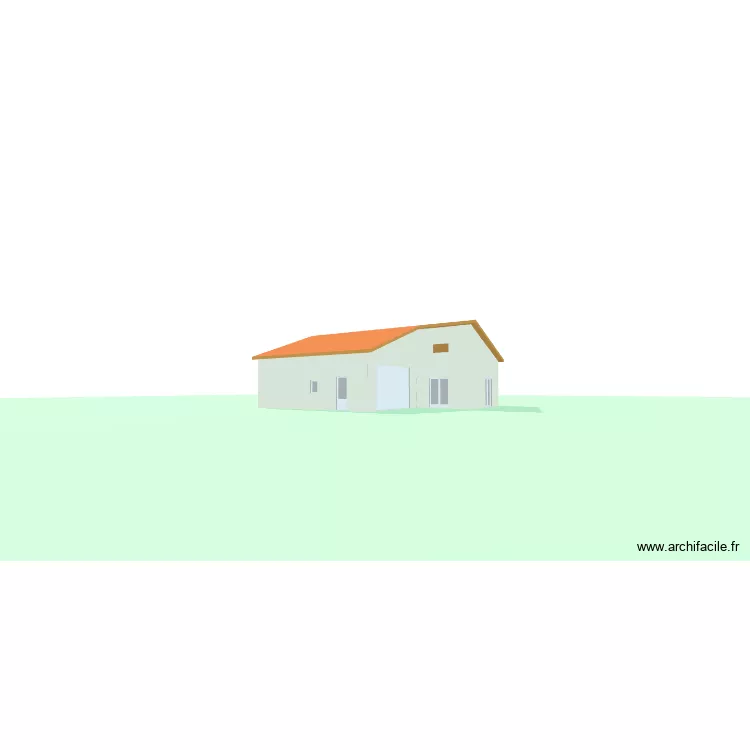 Studio. Plan de 6  et 240 m²
