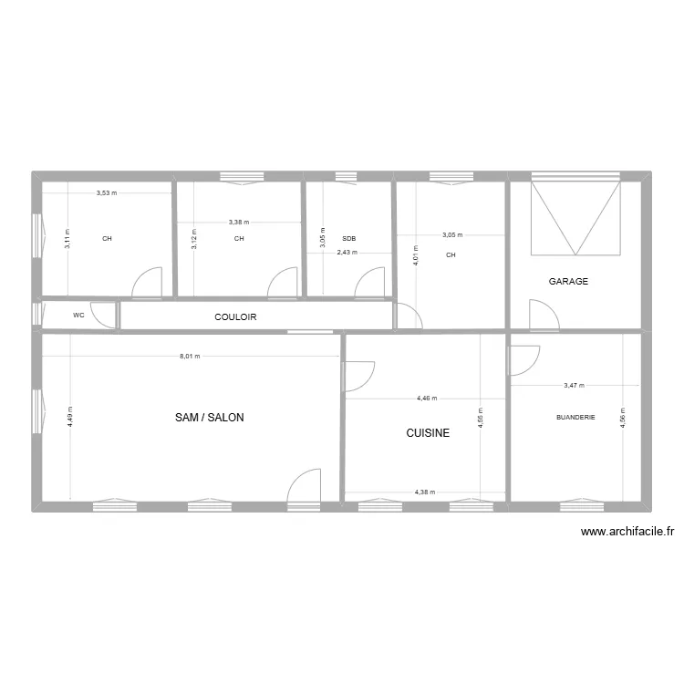 MAISON MIMI. Plan de 
