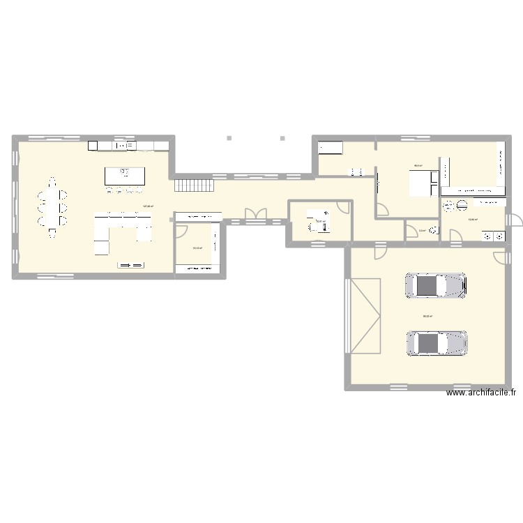 maison Sorbonne. Plan de 15 pièces et 406 m2