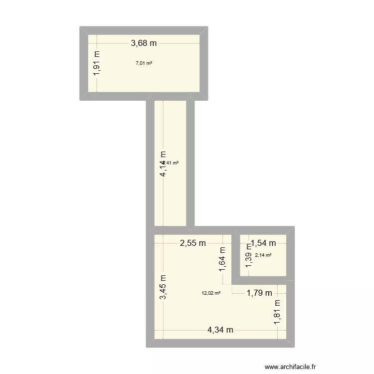 plan gabiner Pesti. Plan de 4 et 26 m² plan gabiner Pesti. Plan de 4 et 26 m²