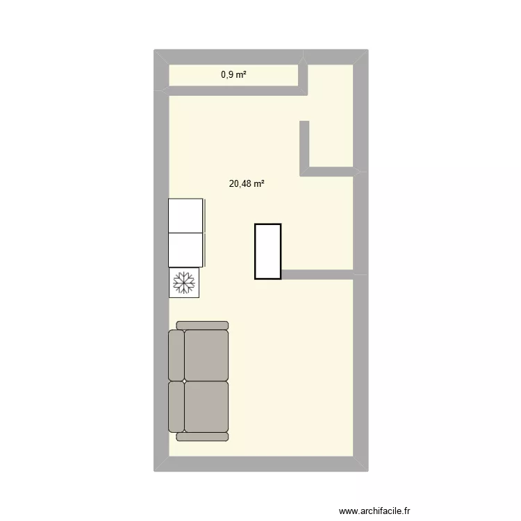 Appart. Plan de 2 et 21 m² Appart. Plan de 2 et 21 m²