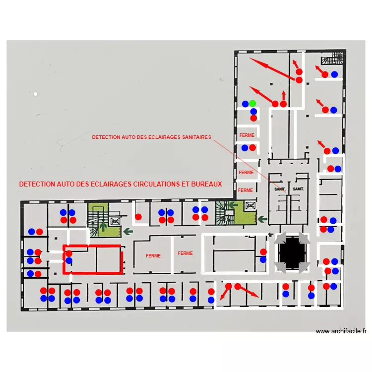 R+1 LES REFLETS DE LILLE. Plan de 