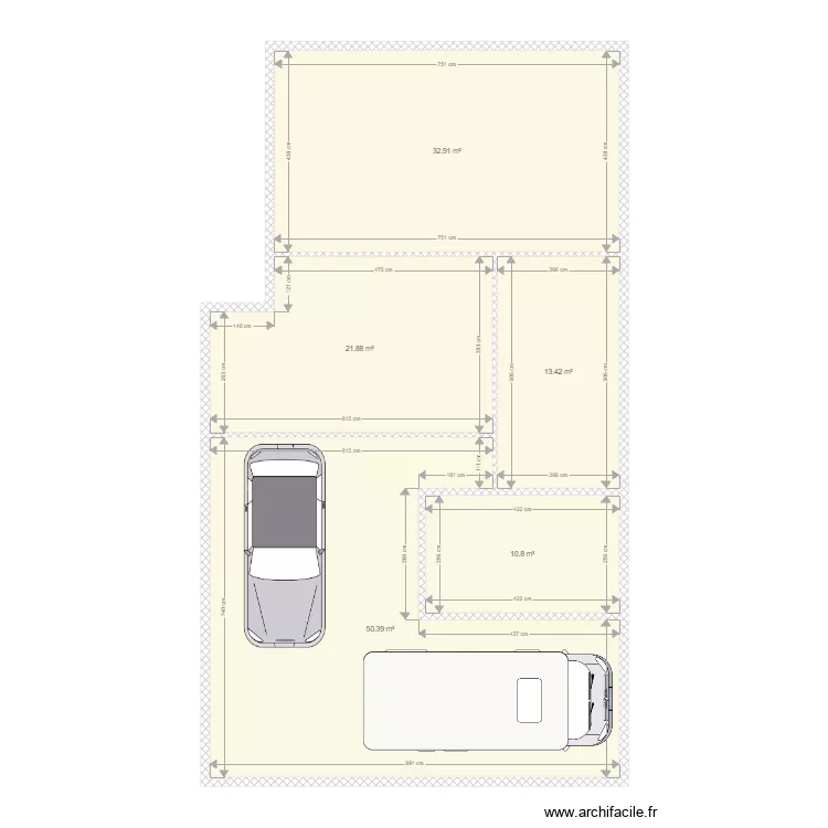 sous-sol malissard. Plan de 5 et 129 m² sous-sol malissard. Plan de 5 et 129 m²