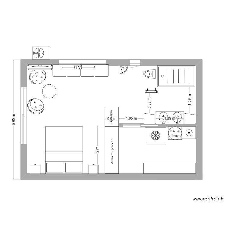extension evenos 2. Plan de 0 pièce et 0 m2