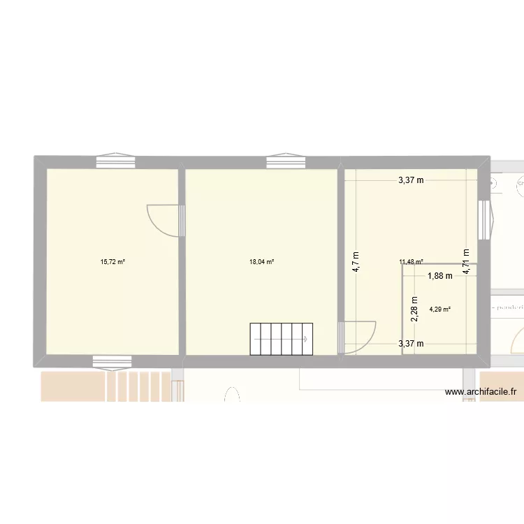 MACHOT. Plan de 10 pièces et 164 m²