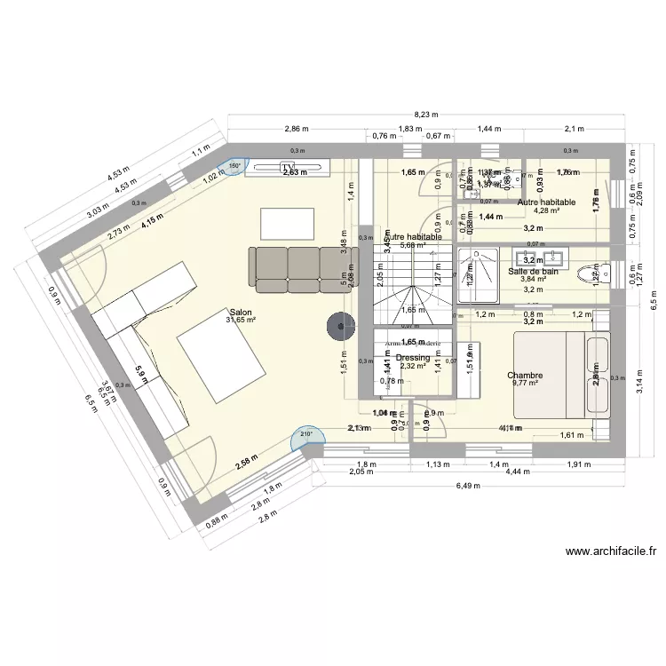Bouyon meubles. Plan de 7 et 59 m² Bouyon meubles. Plan de 7 et 59 m²