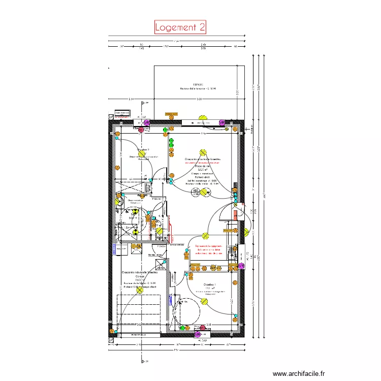 GUIBERT LOG 2 ELEC. Plan de 