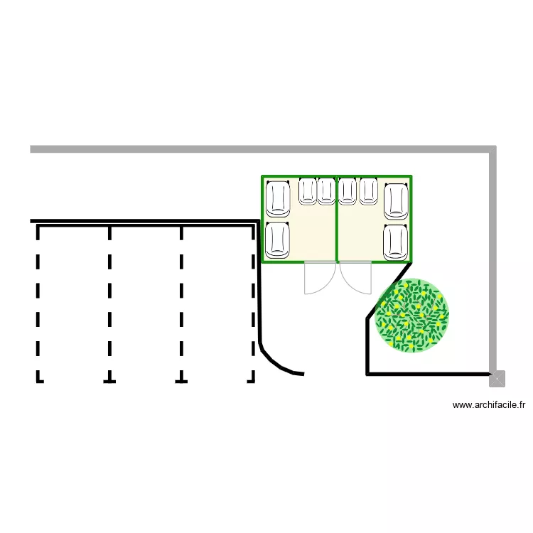 5chemins gril. Plan de 