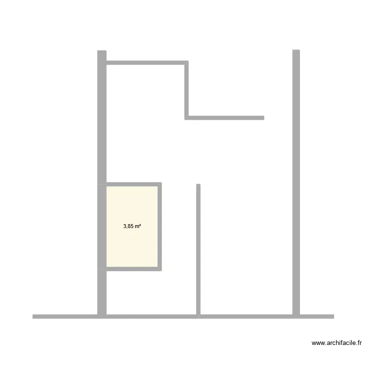 module humappart. Plan de 1 Pièce et 4 m² module humappart. Plan de 1 Pièce et 4 m²