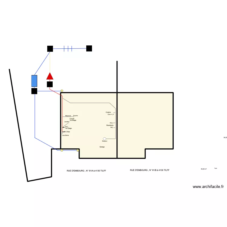 Perfido/Tilff. Plan de 