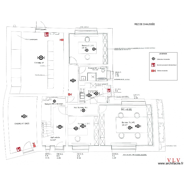 CPAS CHARLEROI. Plan de 0 pièce et 0 m2
