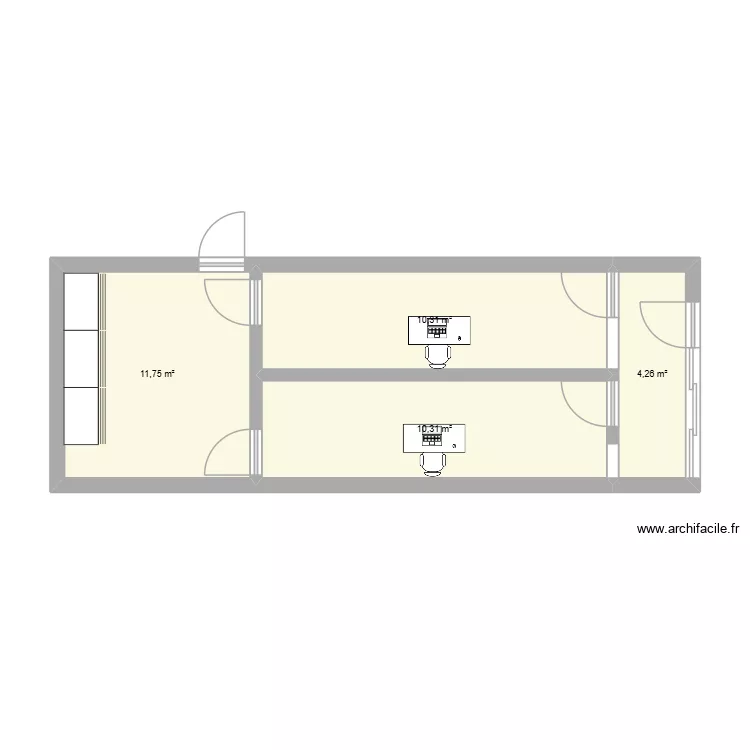 cabinet medical Binche. Plan de 4 et 37 m² cabinet medical Binche. Plan de 4 et 37 m²