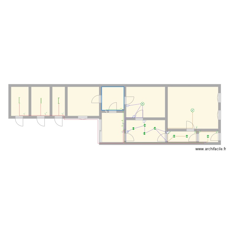 GOUBERT ROCHEFORT ELECT 2. Plan de 11 pièces et 89 m2