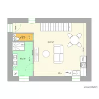 RDC am&eacute;nag&eacute; maison Cit&eacute; Henri