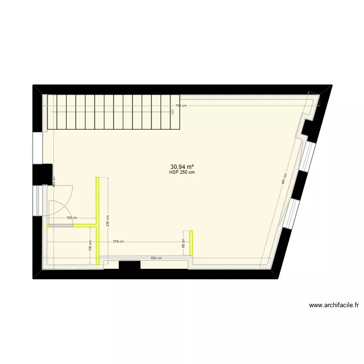 BERGEY 1er Etage placo. Plan de 