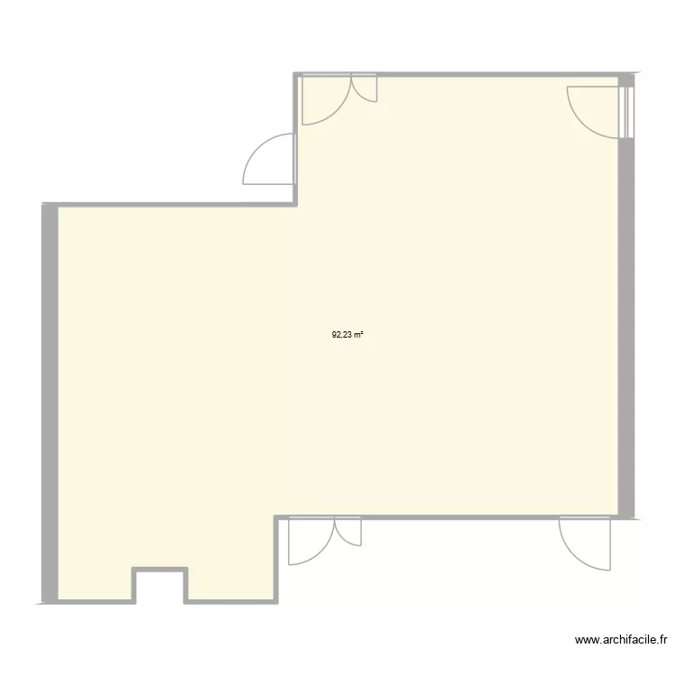 plan axel bricout gomes. Plan de 1 Pièce et 92 m²