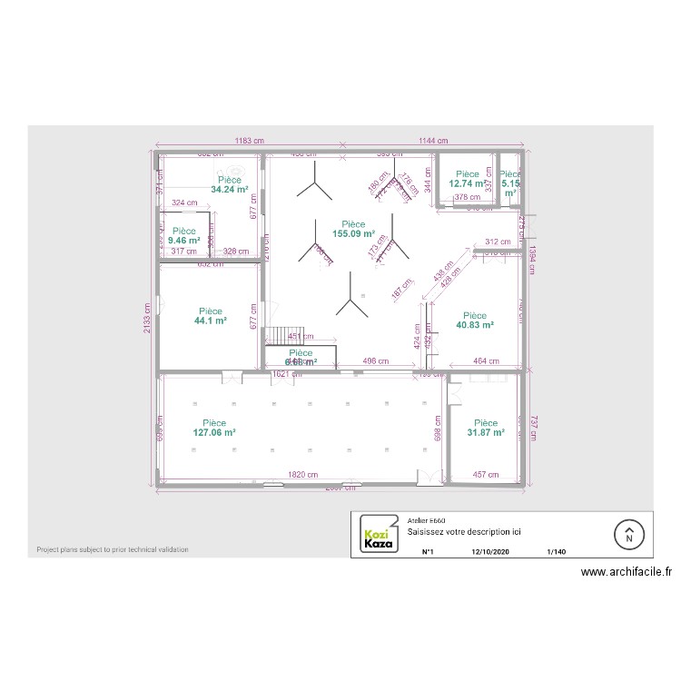 E660. Plan de 0 pièce et 0 m2