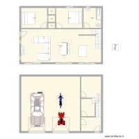 Plan maison Triplex avec Garage