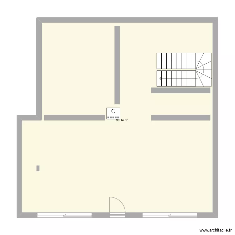 Mexilhoeira. Plan de 1 et 90 m² Mexilhoeira. Plan de 1 et 90 m²
