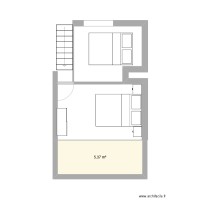 plan 1 chambres