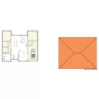 maison plain pied fa&ccedil;ade 15m 