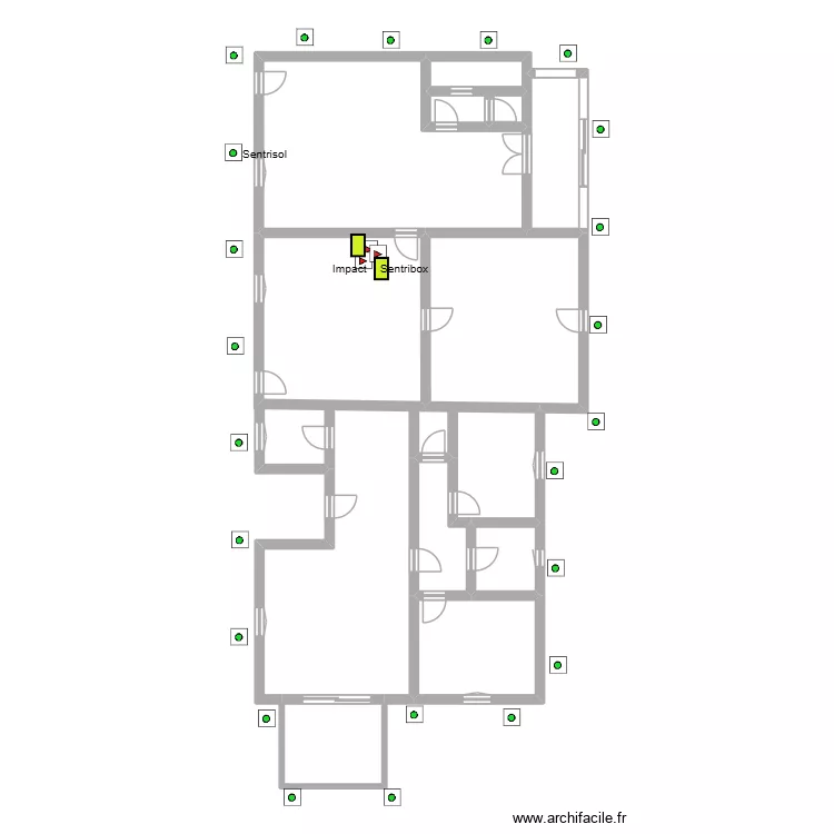 FAVRE. Plan de 11  et 156 m²