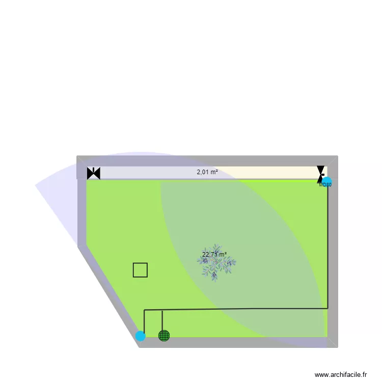 MASSIF OLIVIER. Plan de 