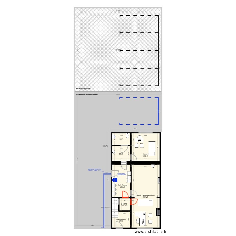 12Fauroeulx2. Plan de 9 pièces et 310 m2