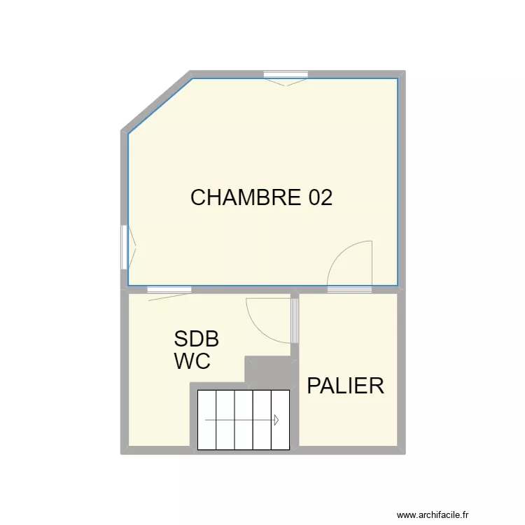 VAUVERT 12 eme. Plan de 5 et 17 m² VAUVERT 12 eme. Plan de 5 et 17 m²