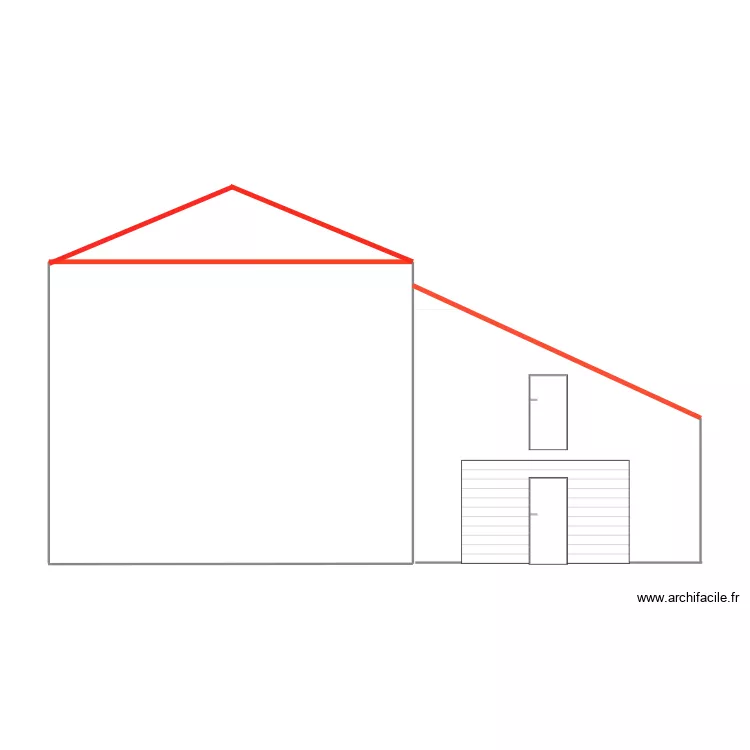 fa&ccedil;ade 2. Plan de 