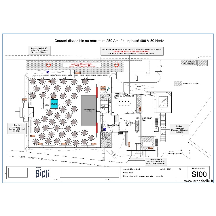 event+ sicli. Plan de 0 pièce et 0 m2