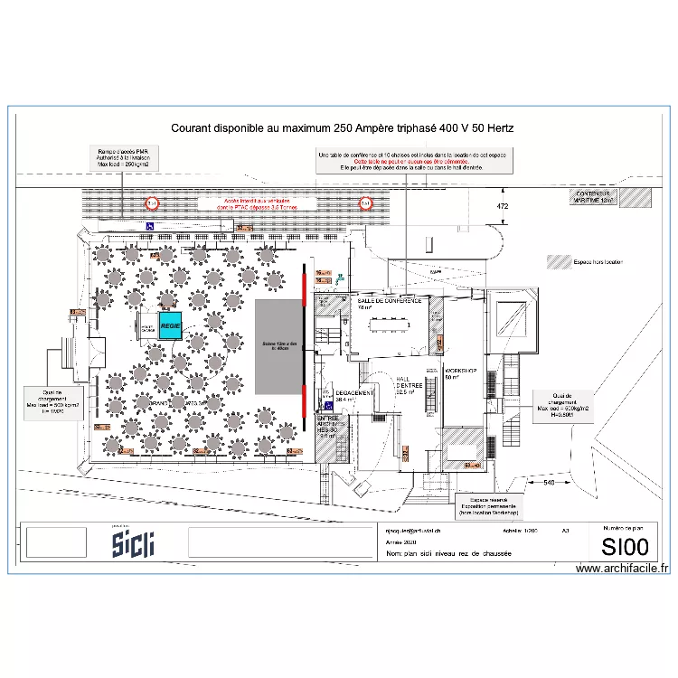 event+ sicli. Plan de 