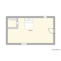 plan chambre parentale avec SDB