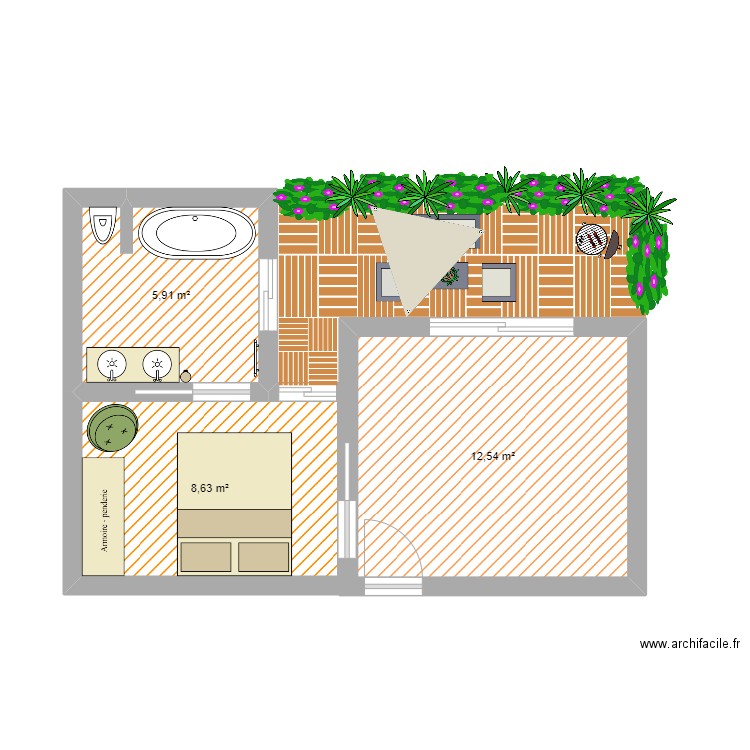 apart. Plan de 0 pièce et 0 m2