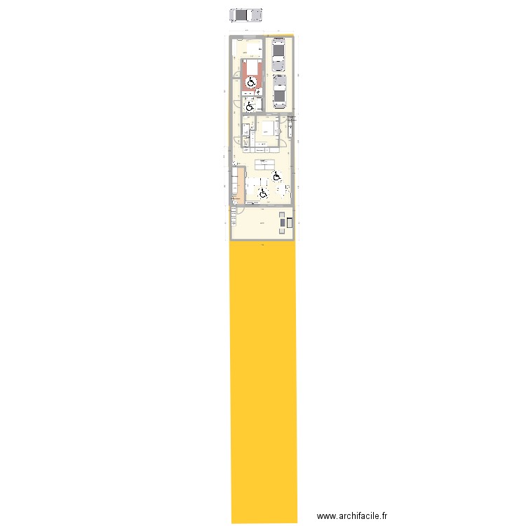Maison modif PLU2. Plan de 10 pièces et 176 m2