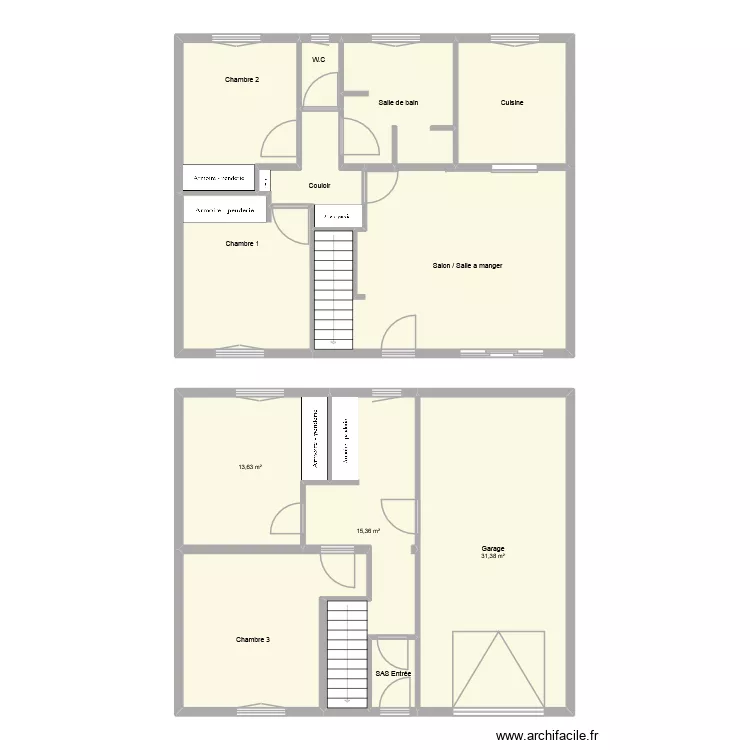 Maison 2.1. Plan de 