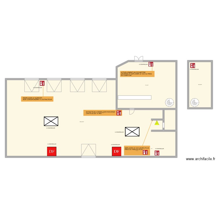 GARAGE DELMER. Plan de 3 pièces et 409 m2