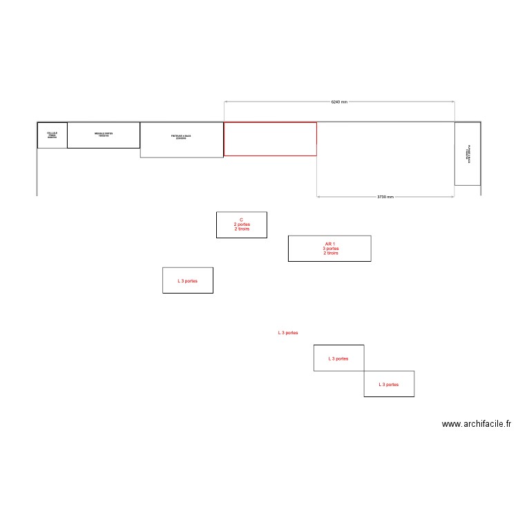 Motif boucherie kebab. Plan de 0 pièce et 0 m2