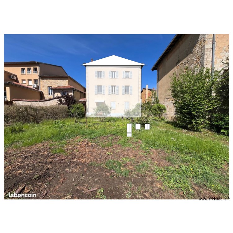 Chessy facade. Plan de 0 pièce et 0 m2