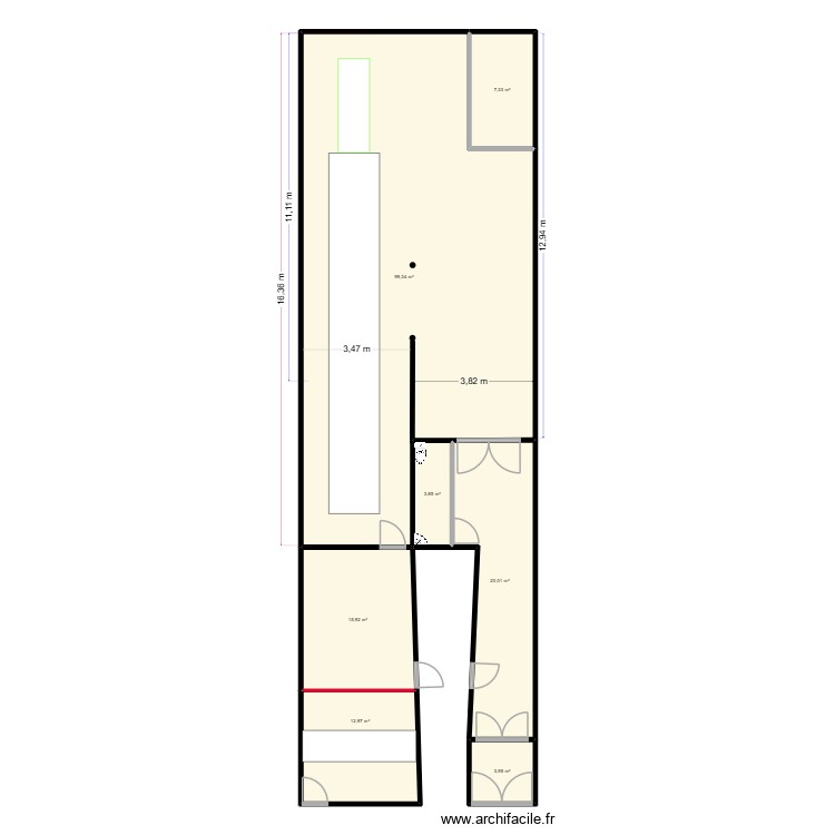 grimbergem 3. Plan de 0 pièce et 0 m2