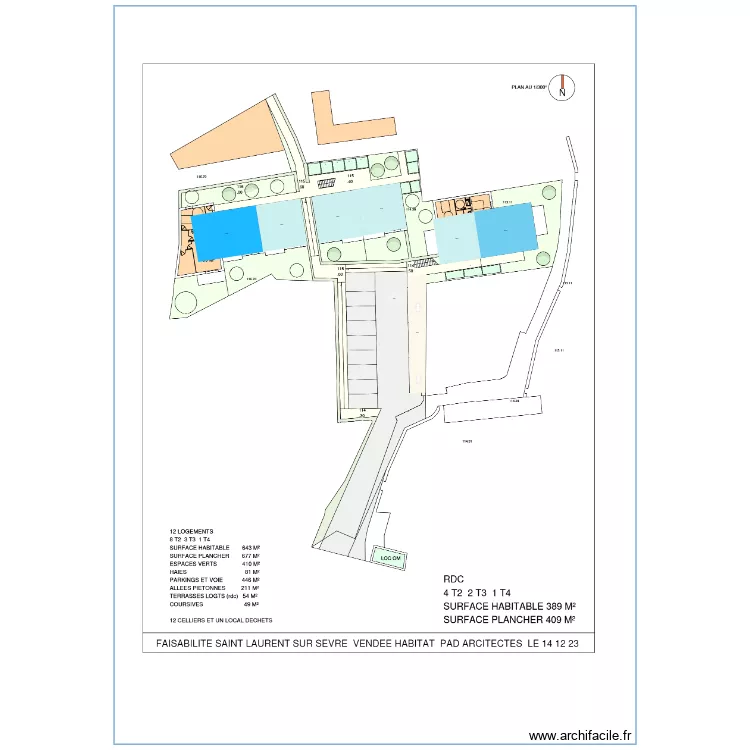 ST LAURENT ESPACE JOUVENCE. Plan de ST LAURENT ESPACE JOUVENCE. Plan de