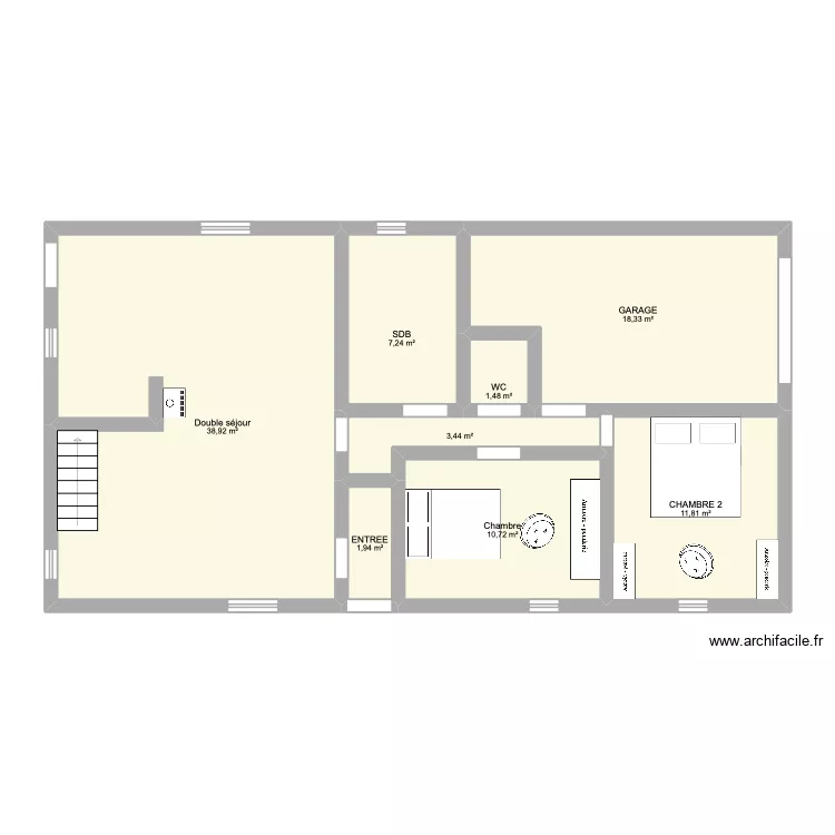MAISON. Plan de 