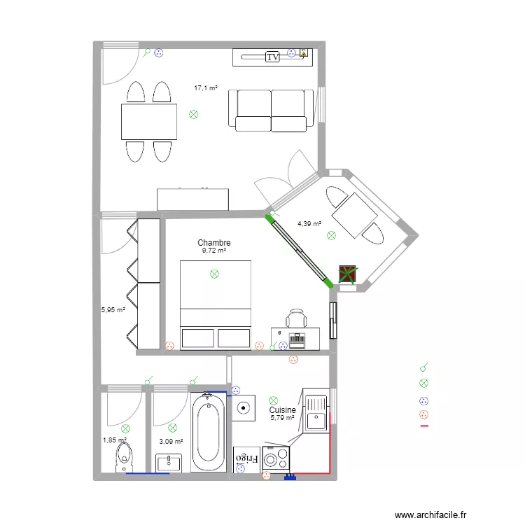 phill st denis. Plan de 