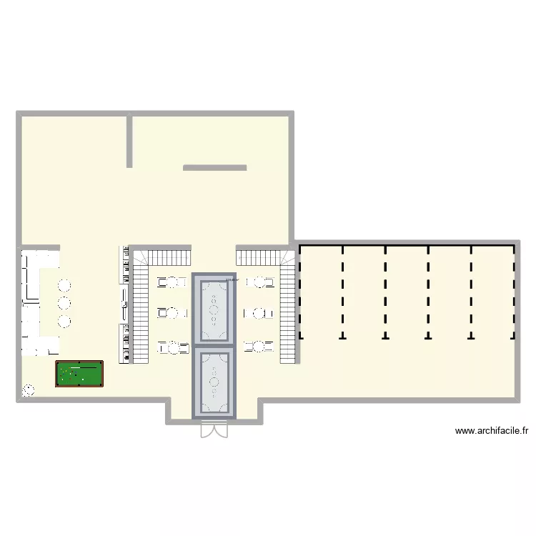 Maison de r&ecirc;ve. Plan de 1  et 318 m²