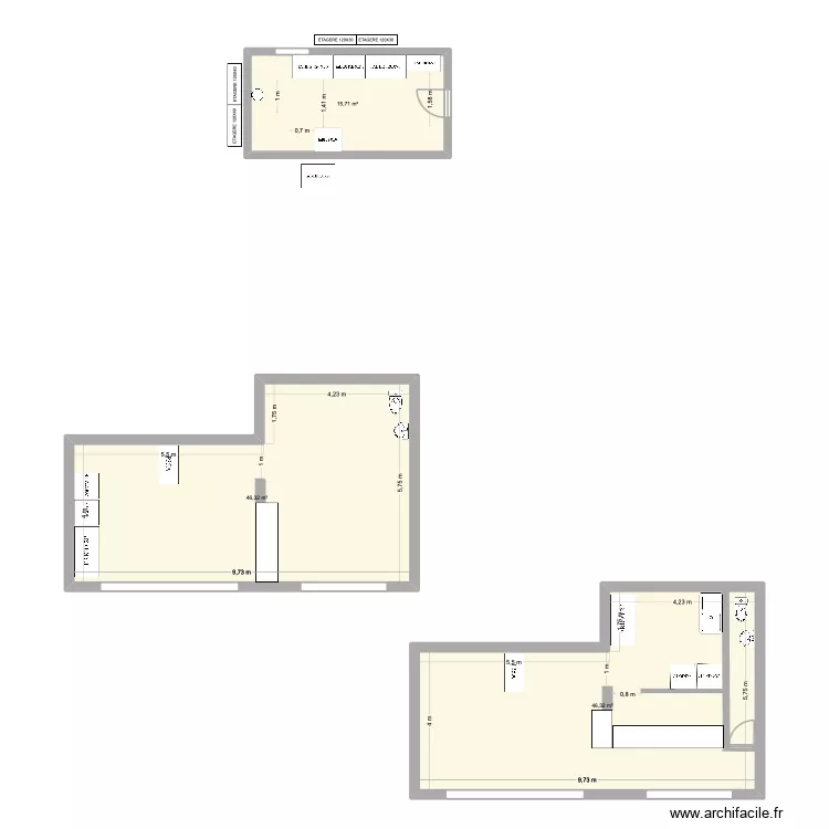 LABO PASTAGWADA. Plan de 3 et 108 m² LABO PASTAGWADA. Plan de 3 et 108 m²