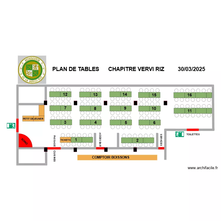 PLAN DE TABLES chapitre vervi riz 2026 (2). Plan de 