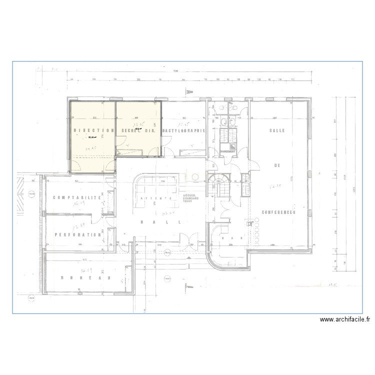 TC58. Plan de 2 pièces et 36 m2