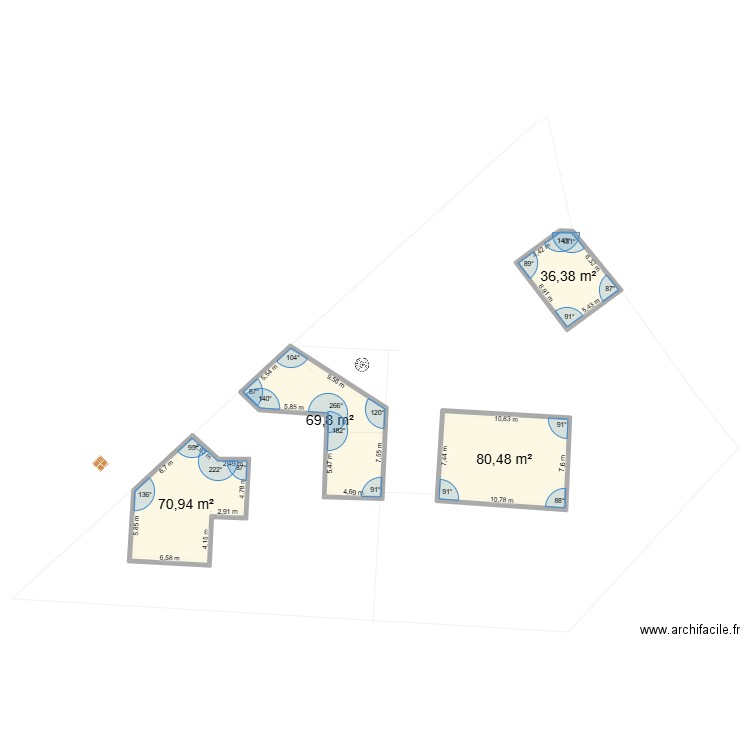 maison double brens 07/2025 7. Plan de 4 pièces et 258 m2