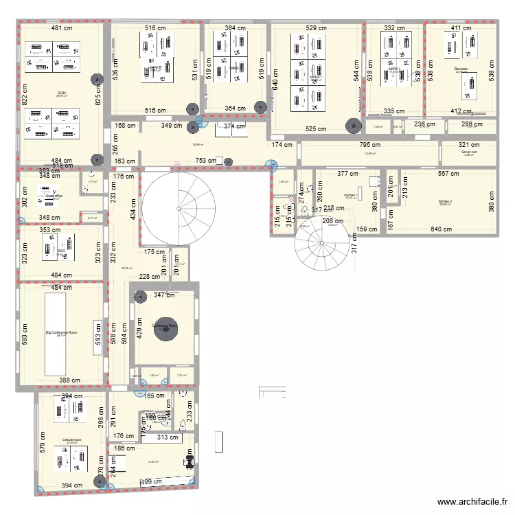 New location _B8_v10. Plan de 